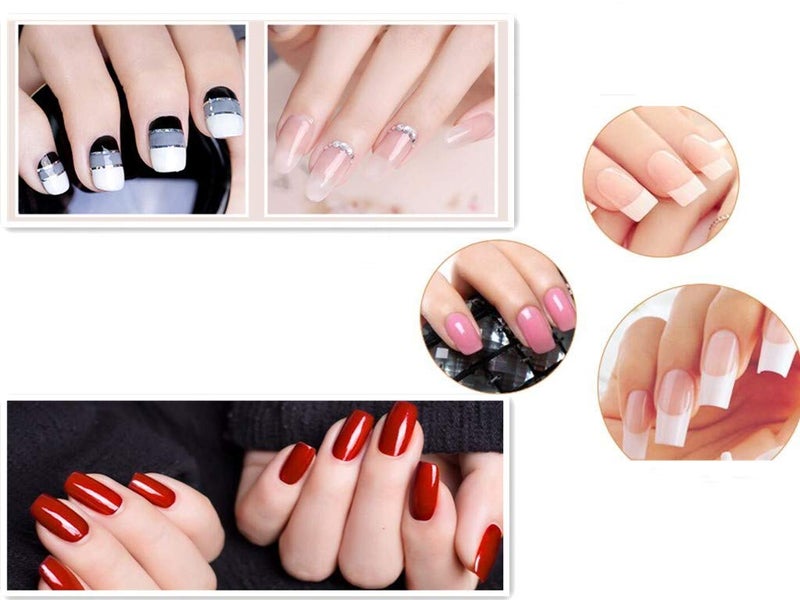 Aoshang 7Pcs Uv Gel Nail Brush, Poly Extension Gel Brush, Nail Art Tips Builder Painting Pen Set(No.2/4/6/8/10/12/14) - Image 5